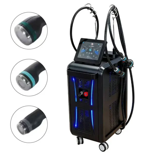 3 Handles Big Screen Pro Coolwave Body Forming Face Lifting Machine 2.45GHz Pro Coolwave Device